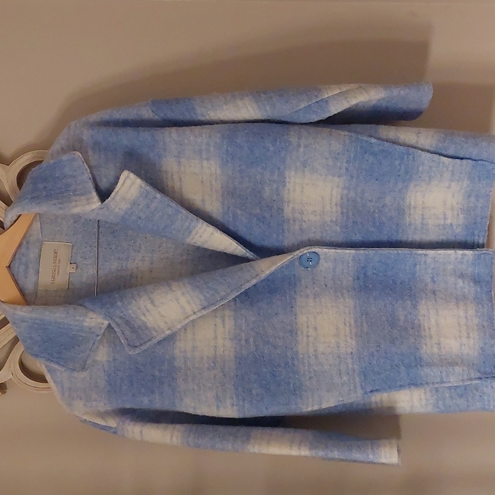 Marisa and Marie One Button Light Jacket/Shacket - great for spring